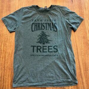 Green Christmas Trees Graphic T-Shirt